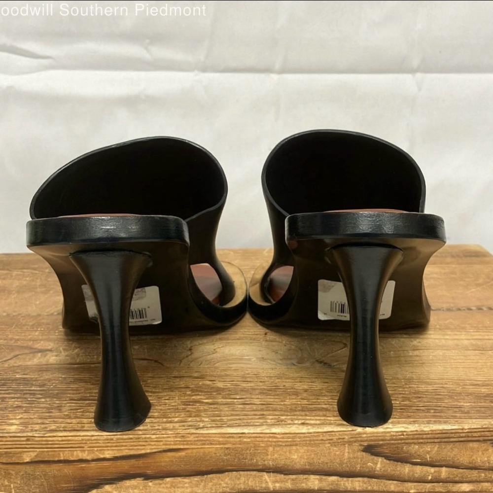 Proenza Schouler Ledge Black and Tan Leather Mules - Picture 7 of 9